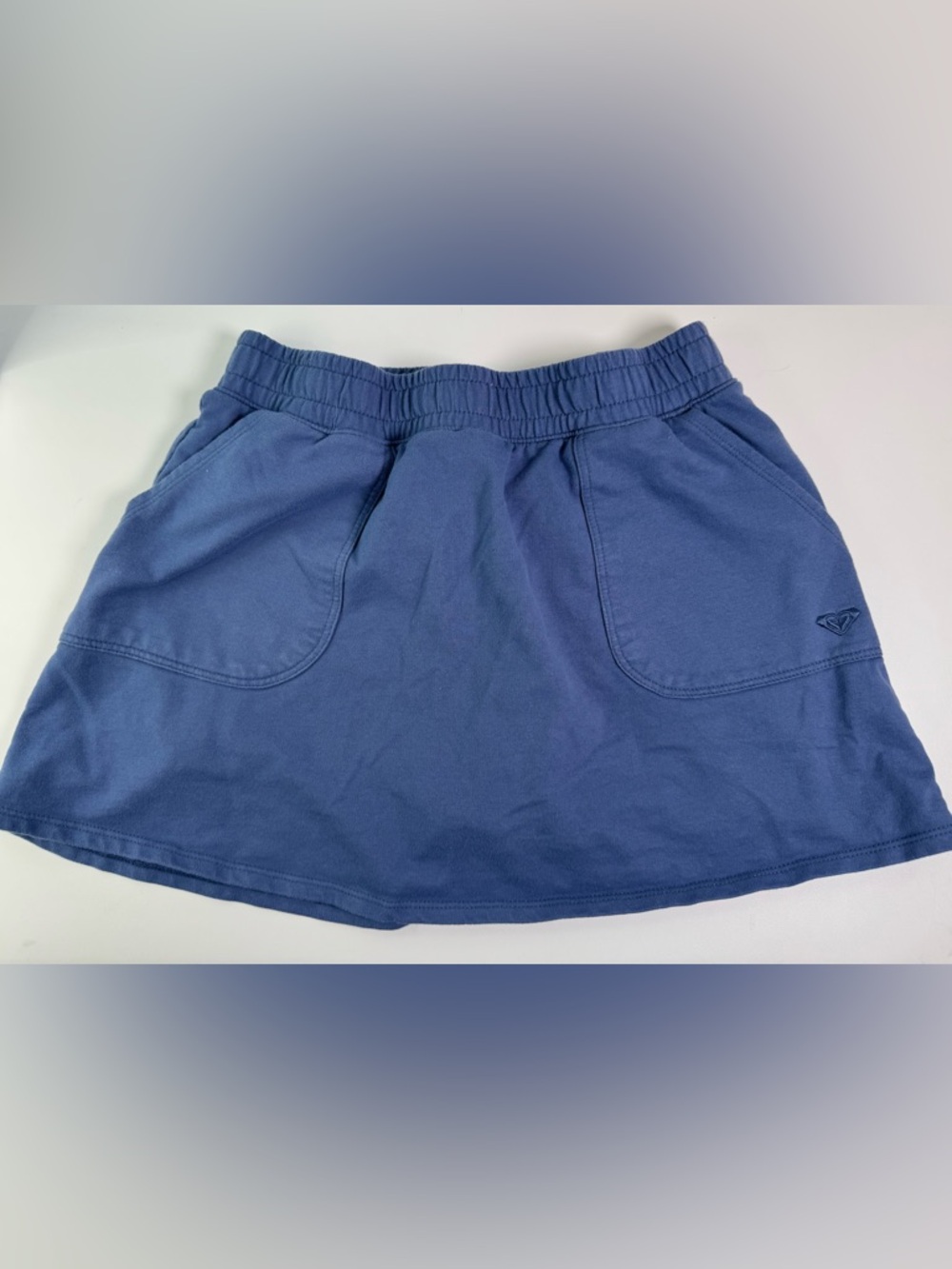 Roxy Girls Blue Elastic Waist Skirt with Drawstring Size 12/14